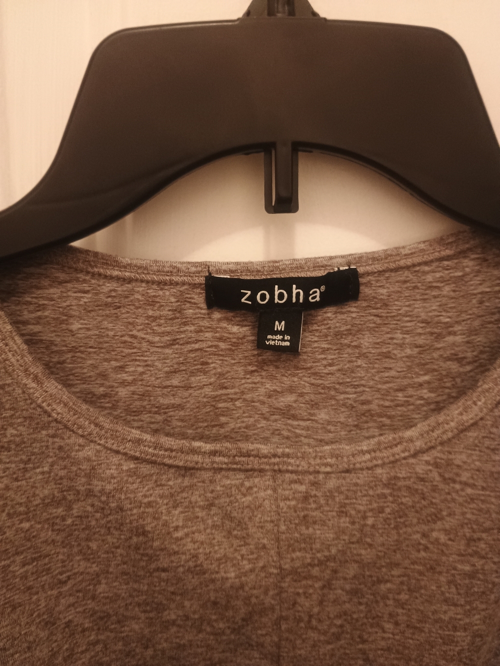 Zobha Workout Tank Top Sleeveless Minimalist Chic Hippie Gray Women medium - Picture 8 of 9
